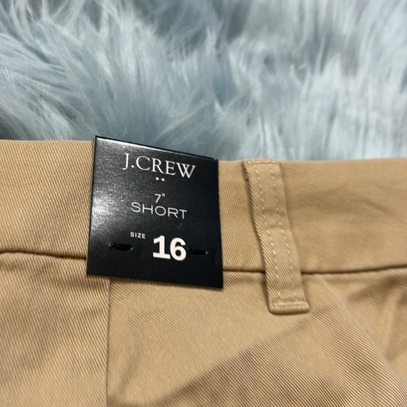 NWT J. Crew Factory 7” Classic Chino Short in Light Khaki Sz 16 - Picture 10 of 10